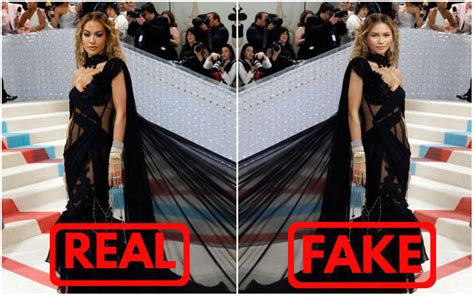 zendaya deep fake|Debunked: Viral Image of Zendaya at Met Gala Is Actually of Rita .